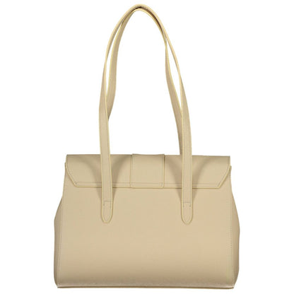 Mario Valentino Beige Polyethylene Handbag by Mario Valentino