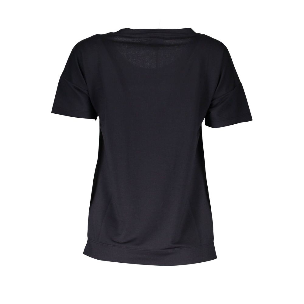 Just Cavalli Black Polyester Tops &amp; T-Shirt