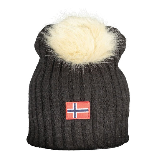 Casquette en polyester noir Norvège 1963