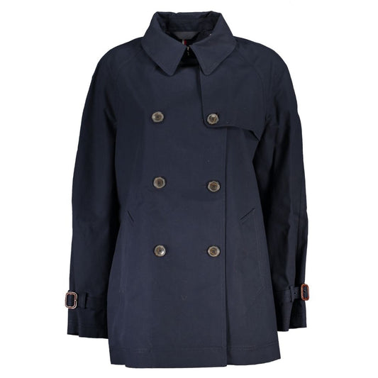 Tommy Hilfiger Blue Cotton Jackets &amp; Coat