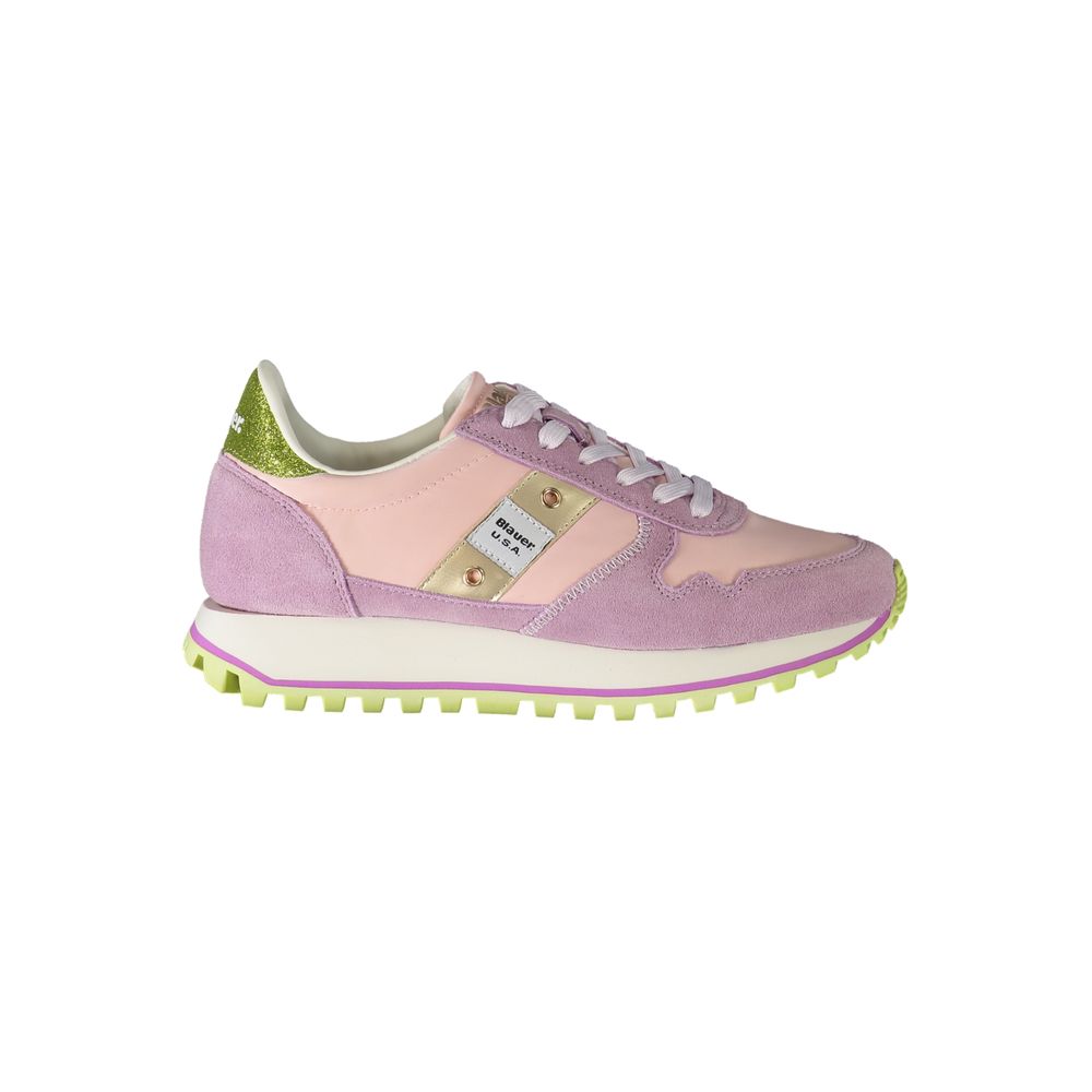 Blauer Pink Polyester Sneaker by Blauer