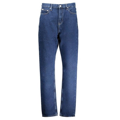 Calvin Klein Blue Cotton Jeans & Pant by Calvin Klein