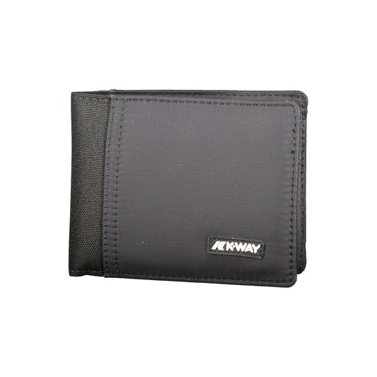 Portefeuille homme K-WAY en polyamide noir