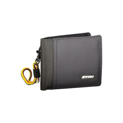 Portefeuille homme K-WAY en polyamide noir