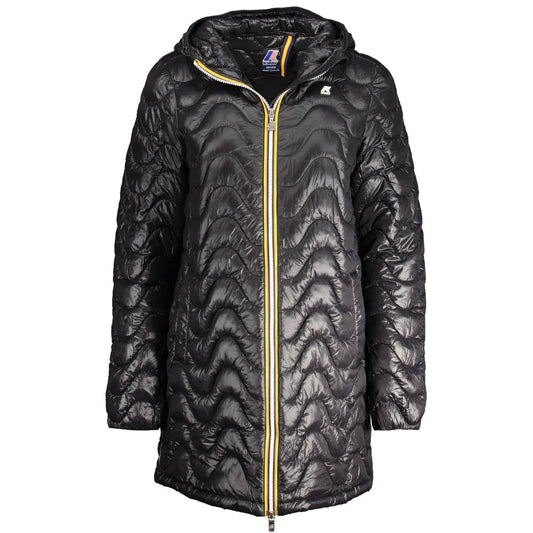 K-WAY Black Polyamide Jackets &amp; Coat
