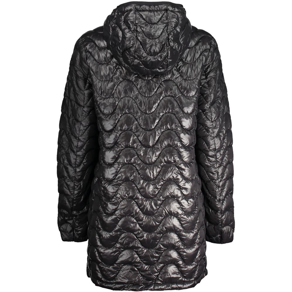 K-WAY Black Polyamide Jackets &amp; Coat