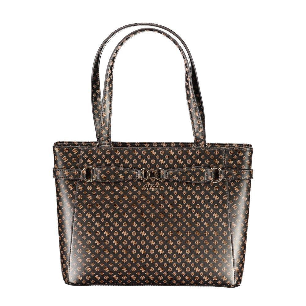 Guess Jeans Brown Polyethylene Handbag by Guess Jeans