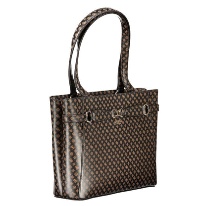 Guess Jeans Brown Polyethylene Handbag by Guess Jeans
