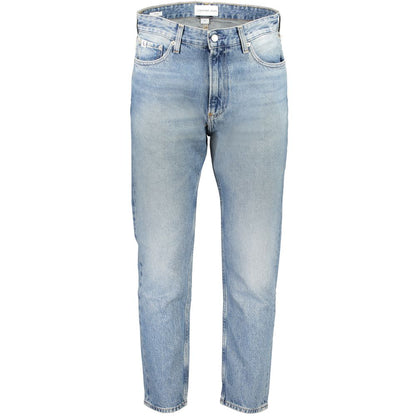 Calvin Klein Light Blue Cotton Men Jeans by Calvin Klein
