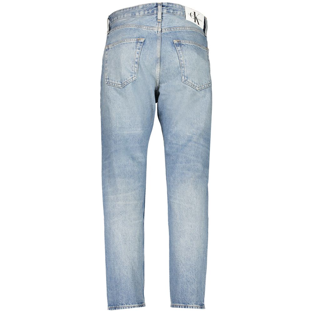 Calvin Klein Light Blue Cotton Men Jeans by Calvin Klein