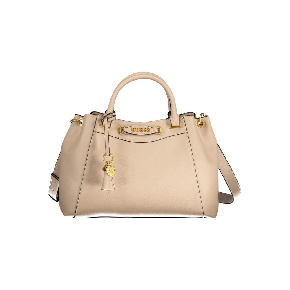 Guess Jeans Beige Polyethylene Handbag by Guess Jeans