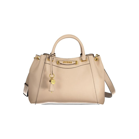 Guess Jeans Beige Polyethylene Handbag by Guess Jeans