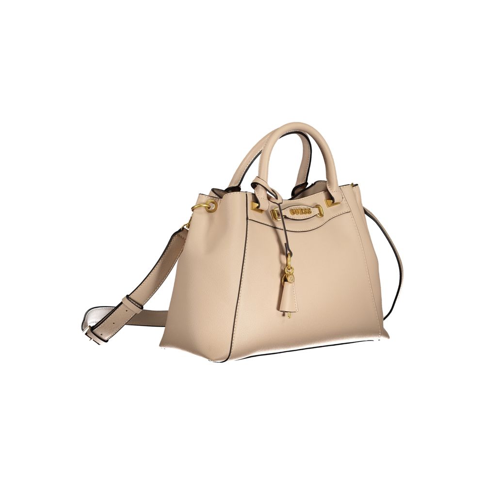 Guess Jeans Beige Polyethylene Handbag by Guess Jeans
