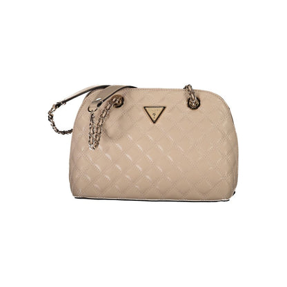 Guess Jeans Beige Polyethylene Handbag by Guess Jeans
