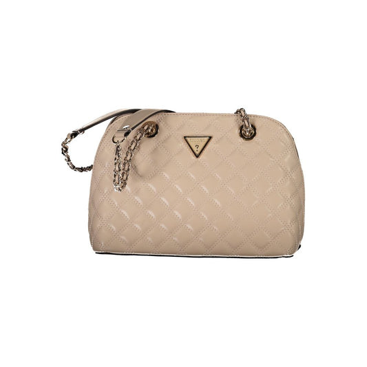 Guess Jeans Beige Polyethylene Handbag by Guess Jeans