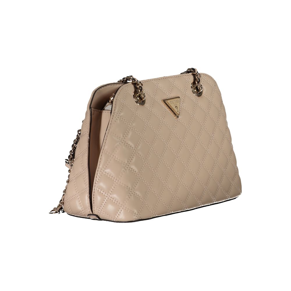 Guess Jeans Beige Polyethylene Handbag by Guess Jeans