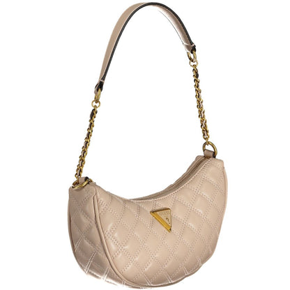 Guess Jeans Beige Polyethylene Handbag by Guess Jeans
