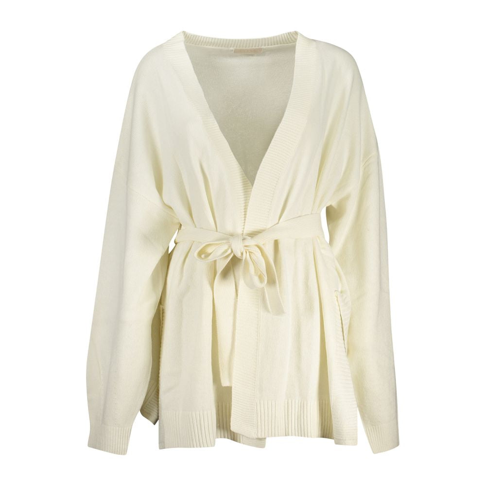 Guess Jeans White Acrylic Women Cardigan by Guess Jeans