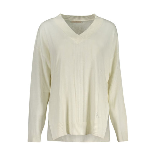 Guess Jeans White Acrylic Women Sweater by Guess Jeans