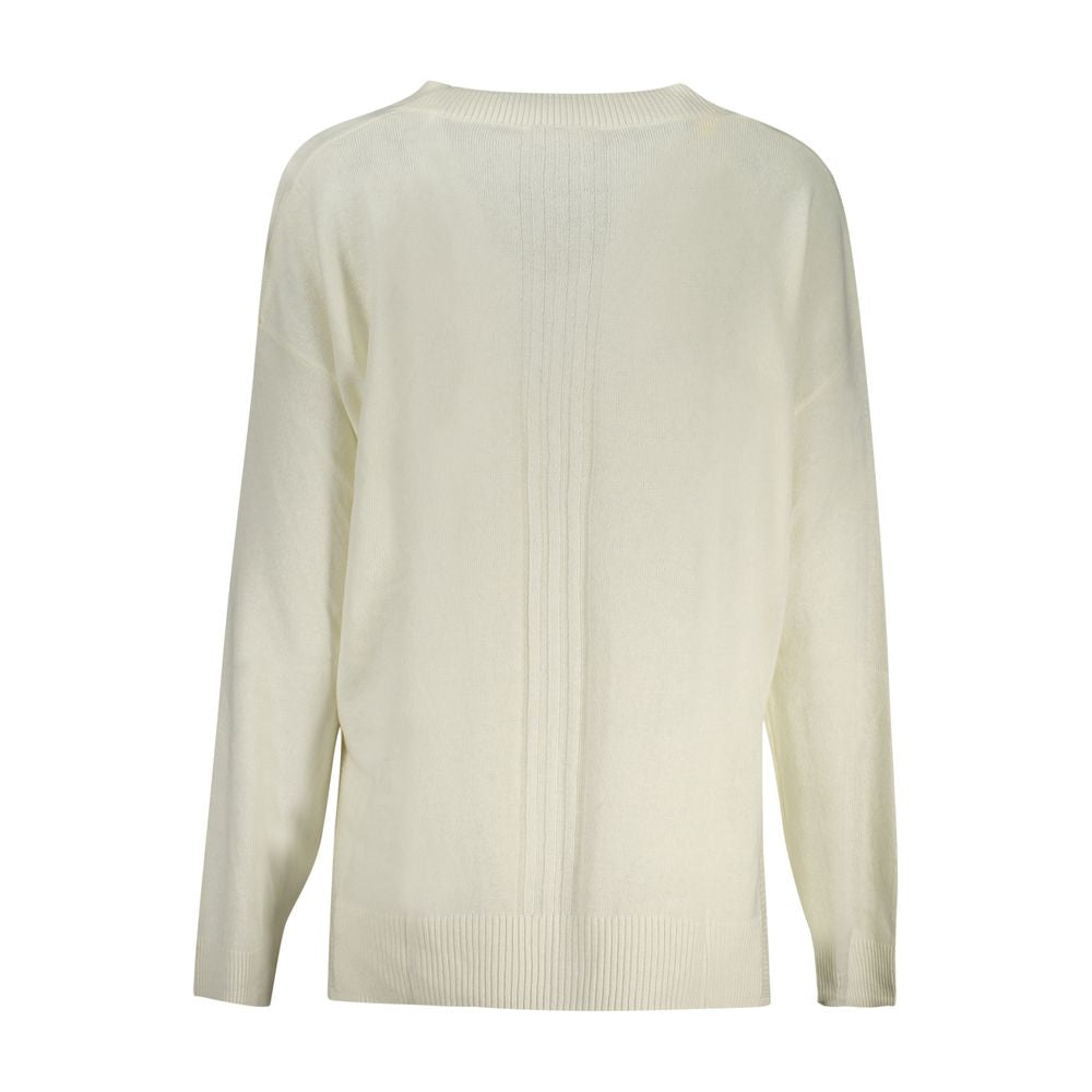 Guess Jeans White Acrylic Women Sweater by Guess Jeans