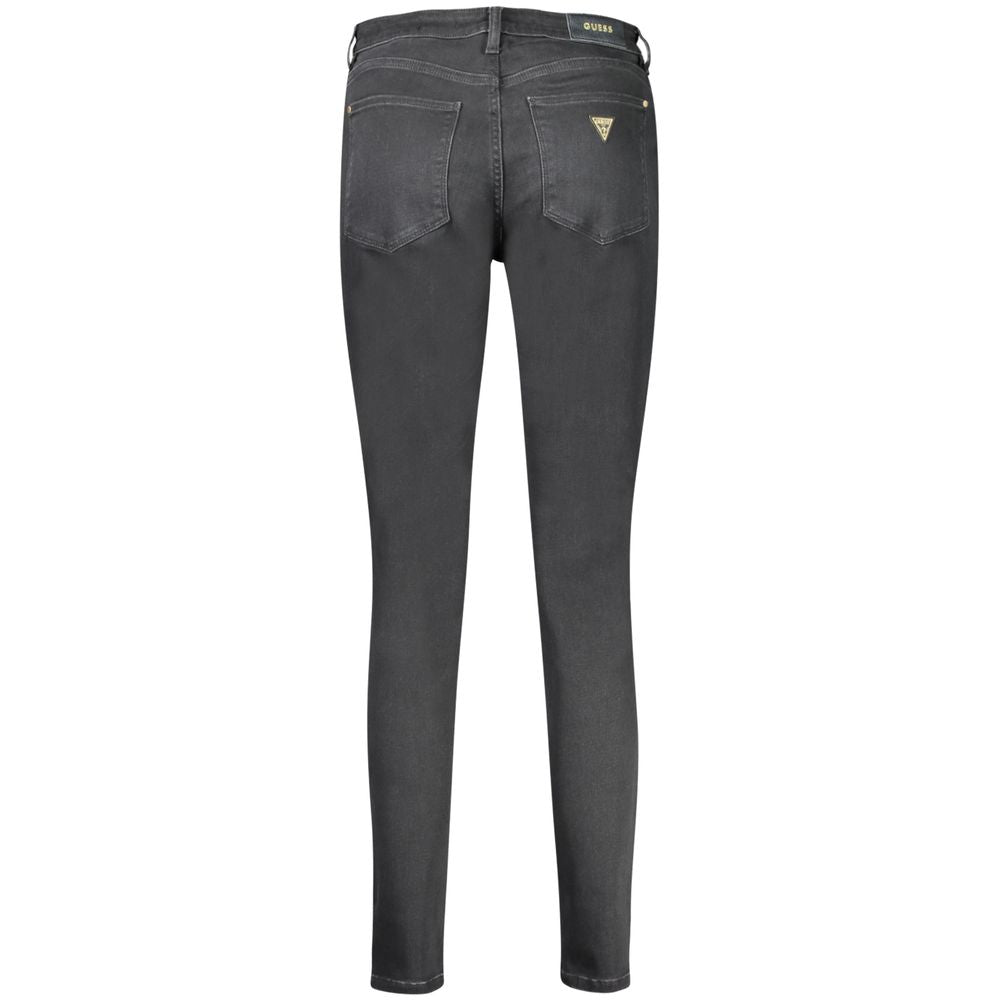 Guess Jeans Black Cotton Jeans & Pant by Guess Jeans