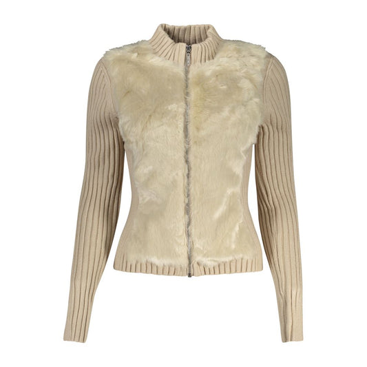 Guess Jeans Beige Polyester Sweater by Guess Jeans