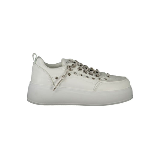 Laura Biagiotti White Polyethylene Women Sneaker by Laura Biagiotti
