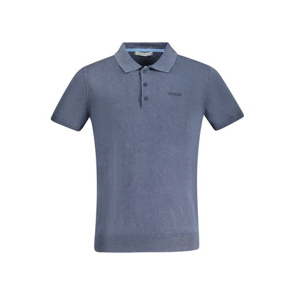 Guess Jeans Blue Cotton Men Sweater by Guess Jeans