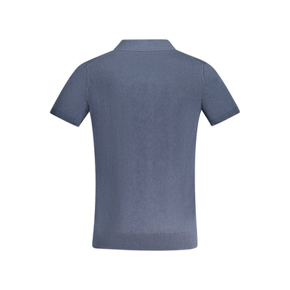 Guess Jeans Blue Cotton Men Sweater by Guess Jeans