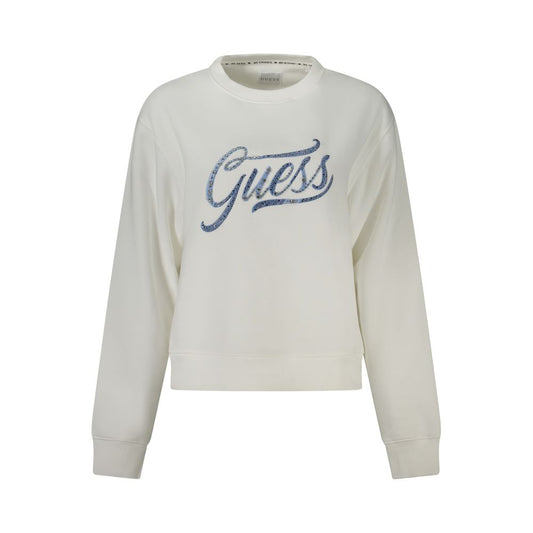 Guess Jeans White Cotton Women Sweater by Guess Jeans