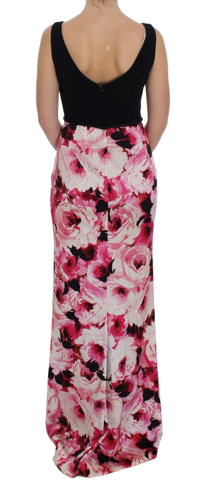 Robe longue fourreau florale élégante Dolce &amp; Gabbana