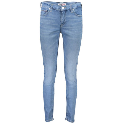 Tommy Hilfiger Light Blue Cotton Women Skinny Jean by Tommy Hilfiger