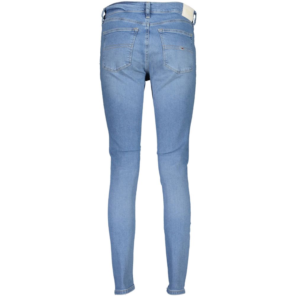 Tommy Hilfiger Light Blue Cotton Women Skinny Jean by Tommy Hilfiger