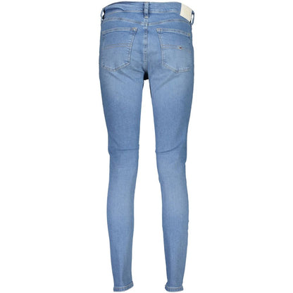 Tommy Hilfiger Light Blue Cotton Women Skinny Jean by Tommy Hilfiger