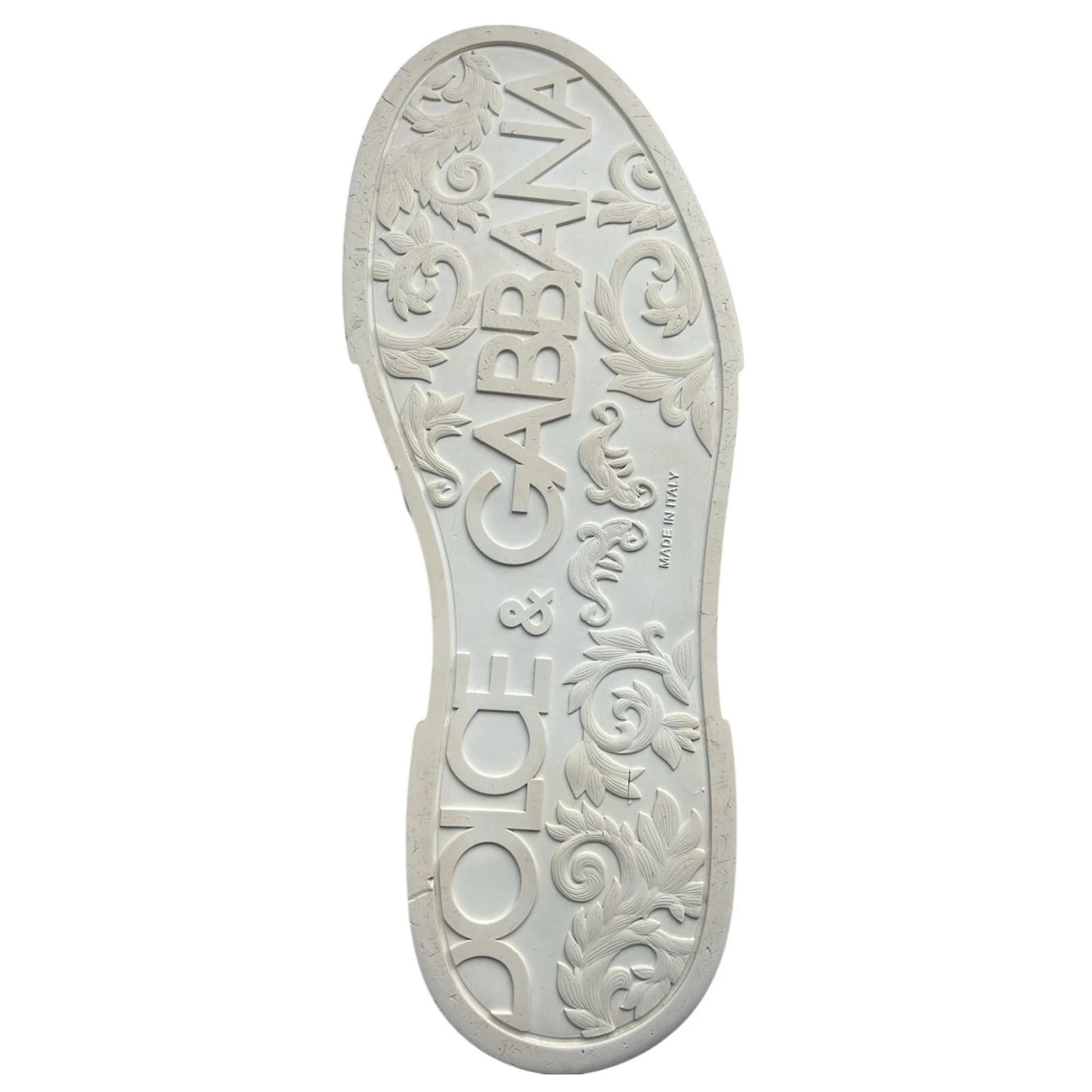 Dolce & Gabbana White Leather DG Logo Low Top Sneaker Shoes by Dolce & Gabbana