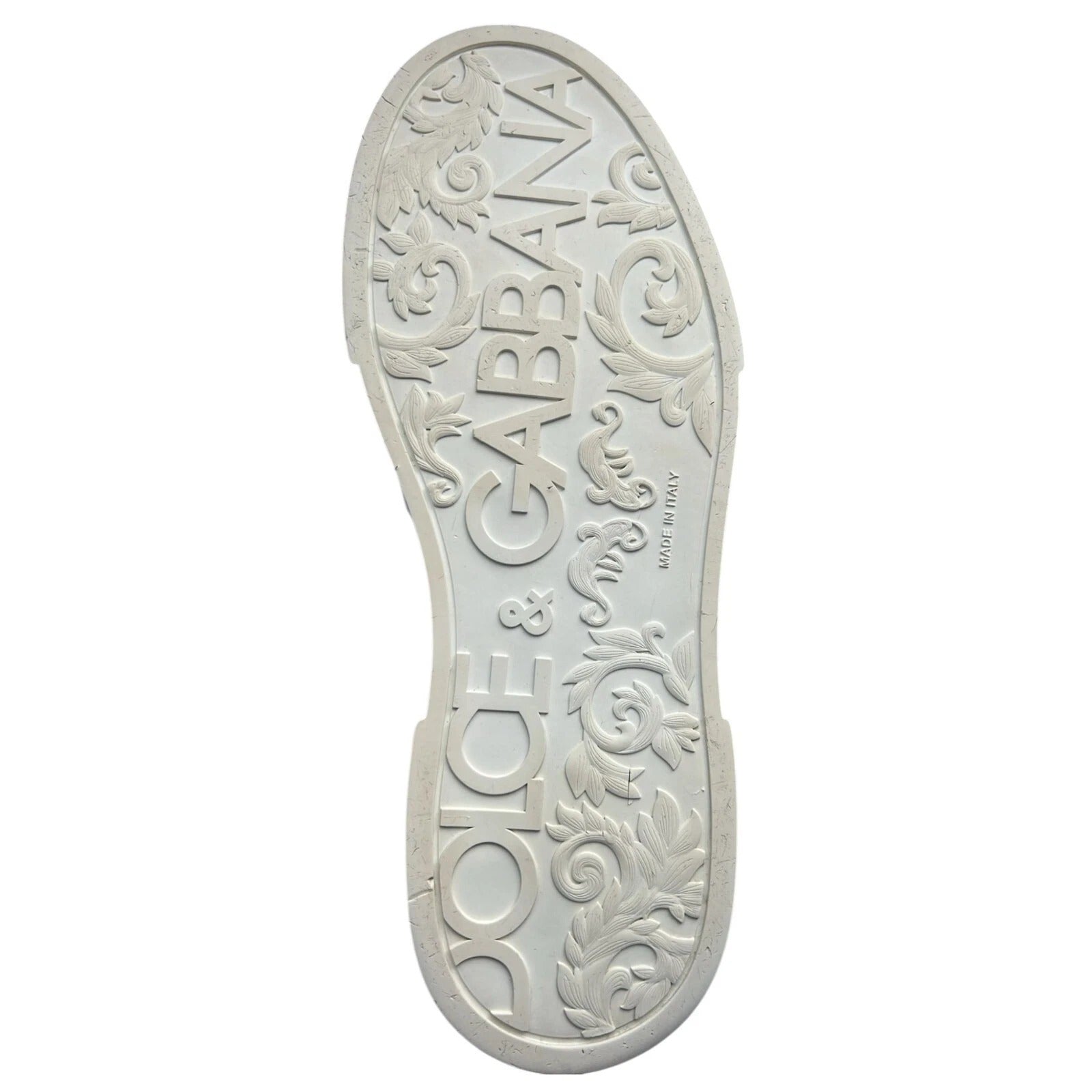 Dolce & Gabbana White Leather DG Logo Low Top Sneaker Shoes by Dolce & Gabbana