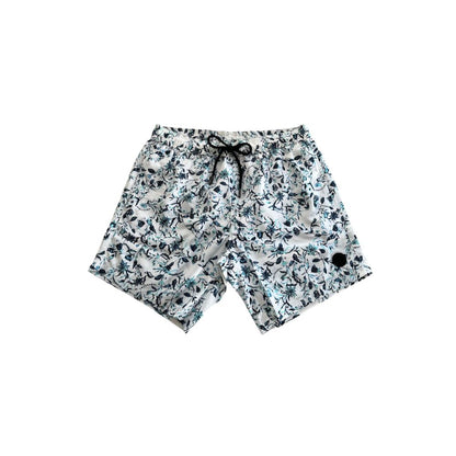 Short de bain Trussardi Beachwear en polyester blanc pour homme