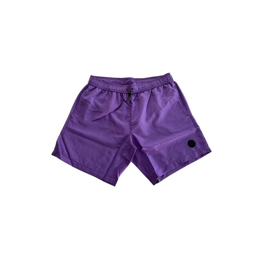 Short de bain Trussardi Beachwear en polyester violet pour homme