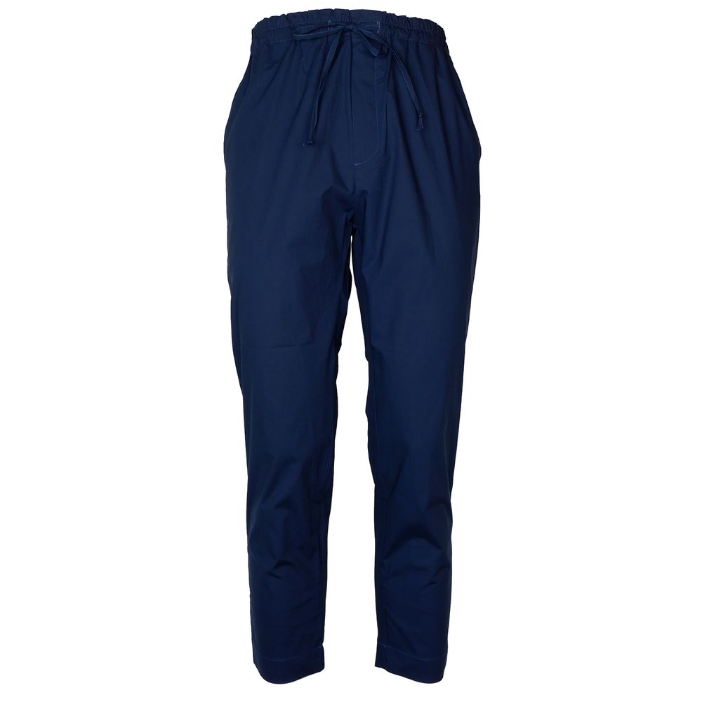 Alpha Studio Blue Cotton Jeans & Pant by Alpha Studio