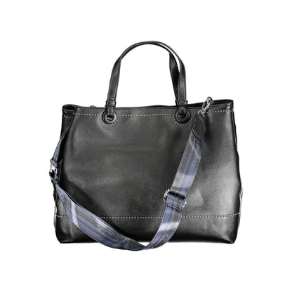 BYBLOS Black Polyethylene Women Handbag by BYBLOS