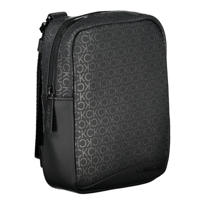 Sac à bandoulière noir élégant Calvin Klein avec détails contrastés