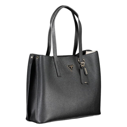Sac à main Guess Jeans en polyéthylène noir