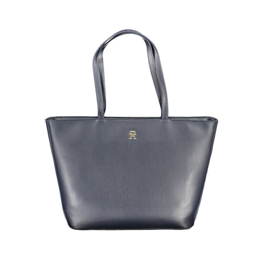 Sac à main Tommy Hilfiger en polyester bleu