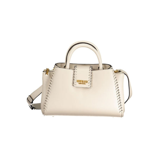 Guess Jeans Beige Polyethylene Handbag by Guess Jeans