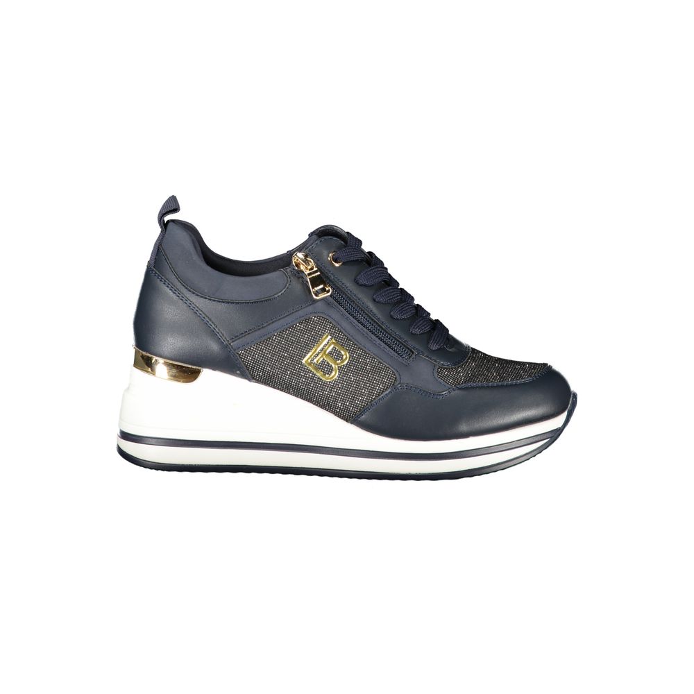 Laura Biagiotti Blue Polyester Women Sneaker by Laura Biagiotti