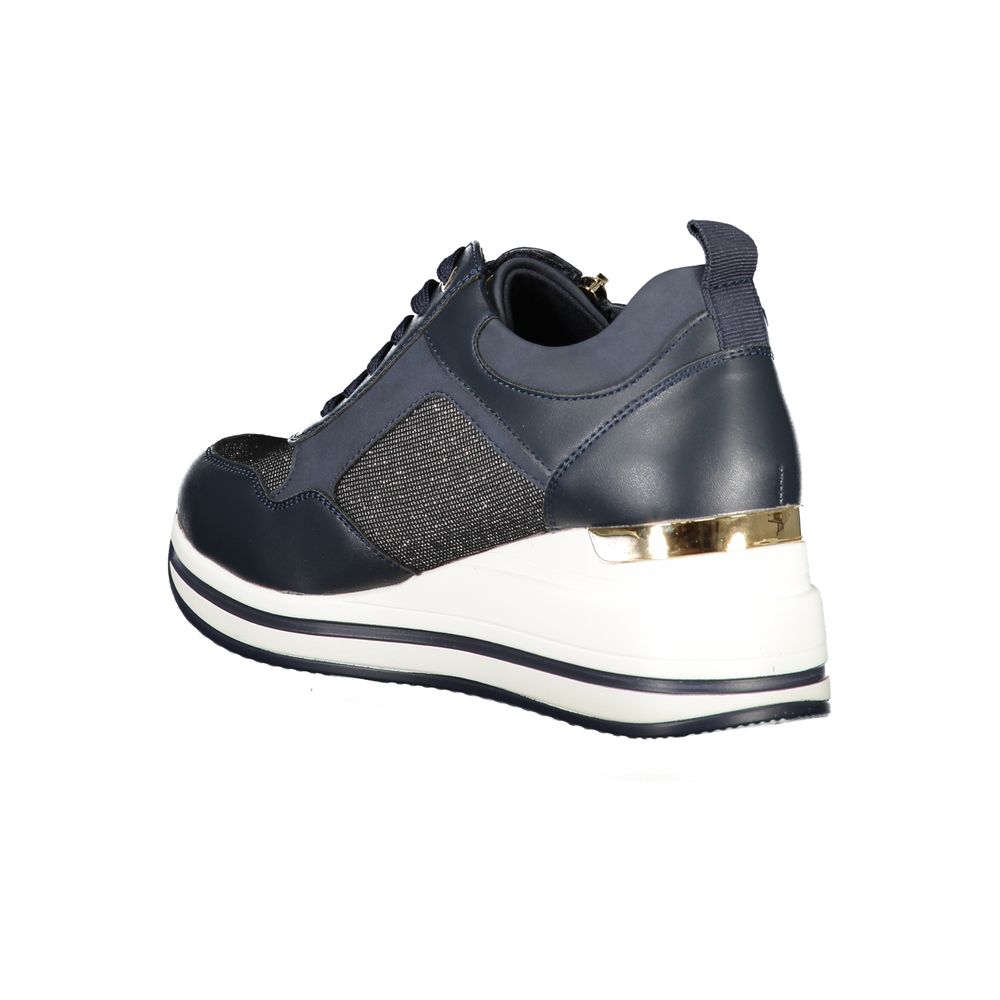 Laura Biagiotti Blue Polyester Women Sneaker by Laura Biagiotti