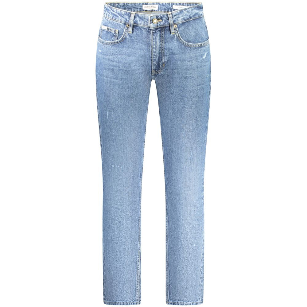 Guess Jeans Blue Cotton Men Jeans by Guess Jeans