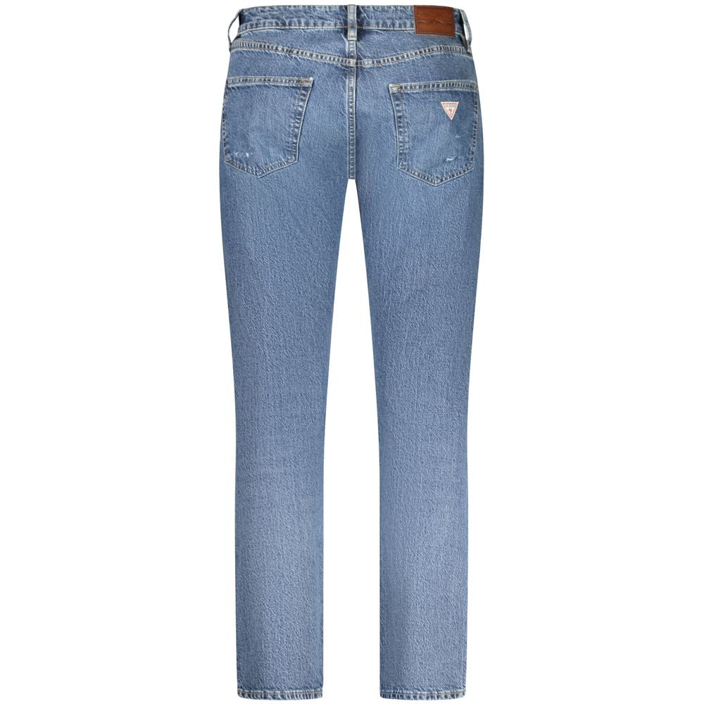 Guess Jeans Blue Cotton Men Jeans by Guess Jeans