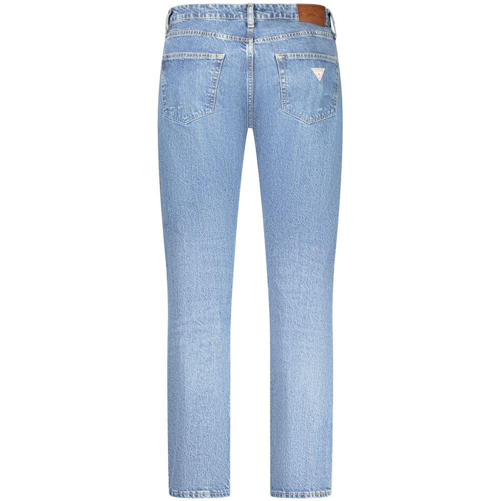 Guess Jeans Blue Cotton Men Jeans by Guess Jeans