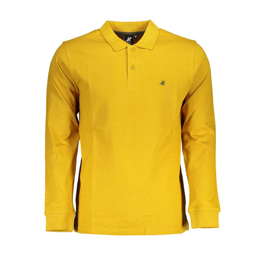 Polo US Grand Polo jaune en coton pour homme